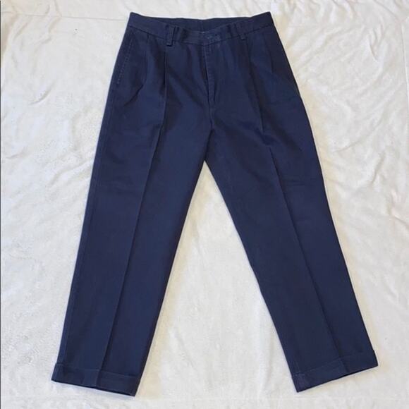 Nautica Navy Blue Chinos Trouser | Sz 34W x 30L - Picture 2 of 9